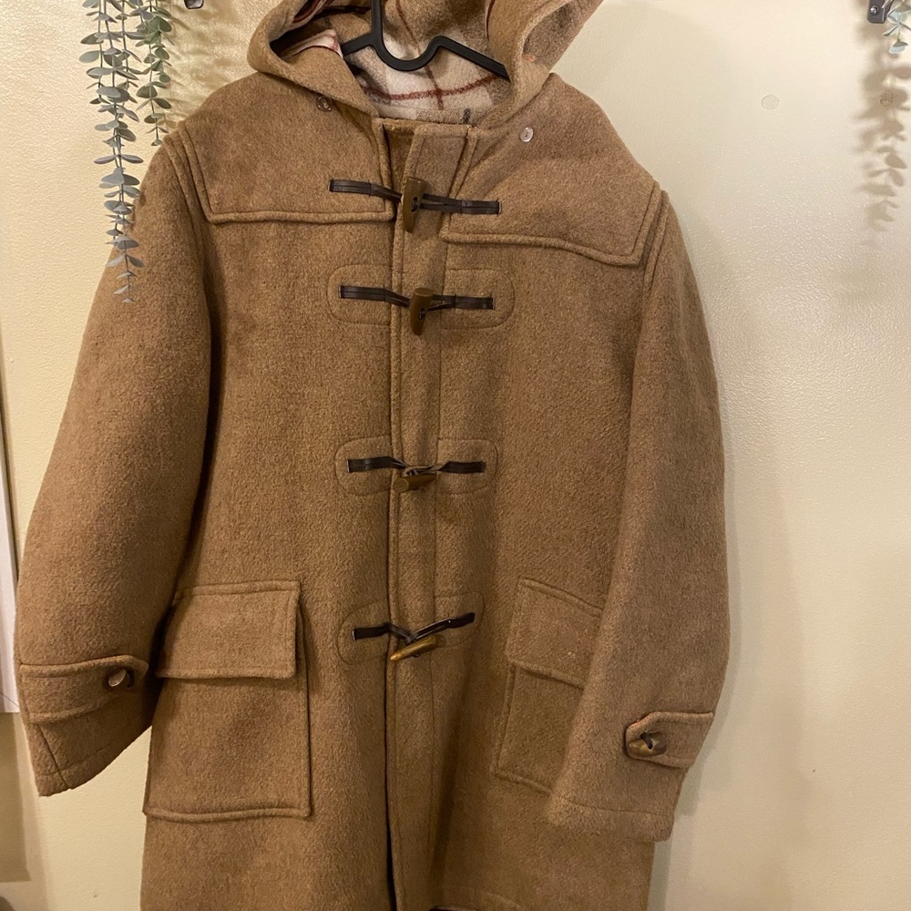 Vintage Sears Beige Duffle Coat